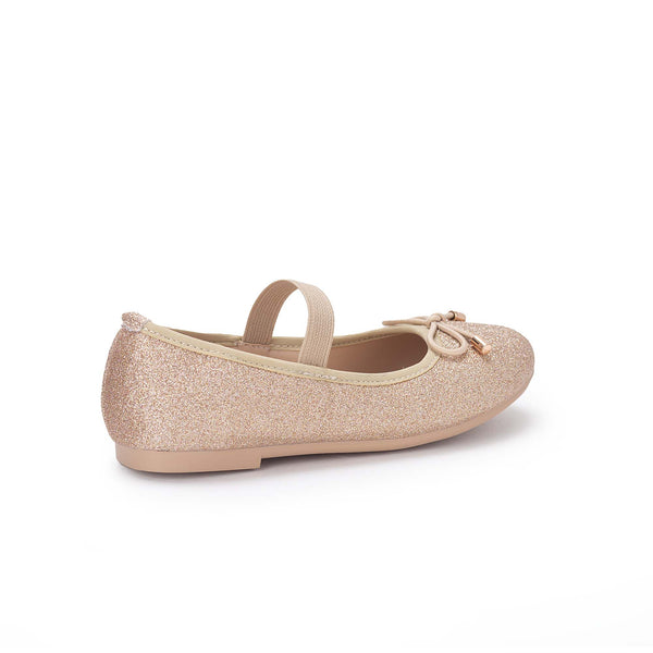 Girls sales gold flats