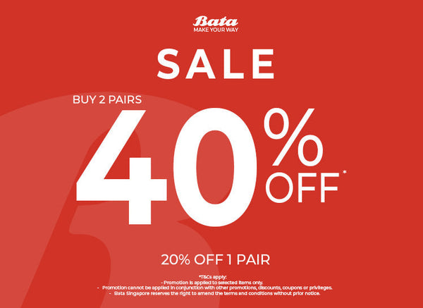 Bata's Post-CNY Sale is Here!