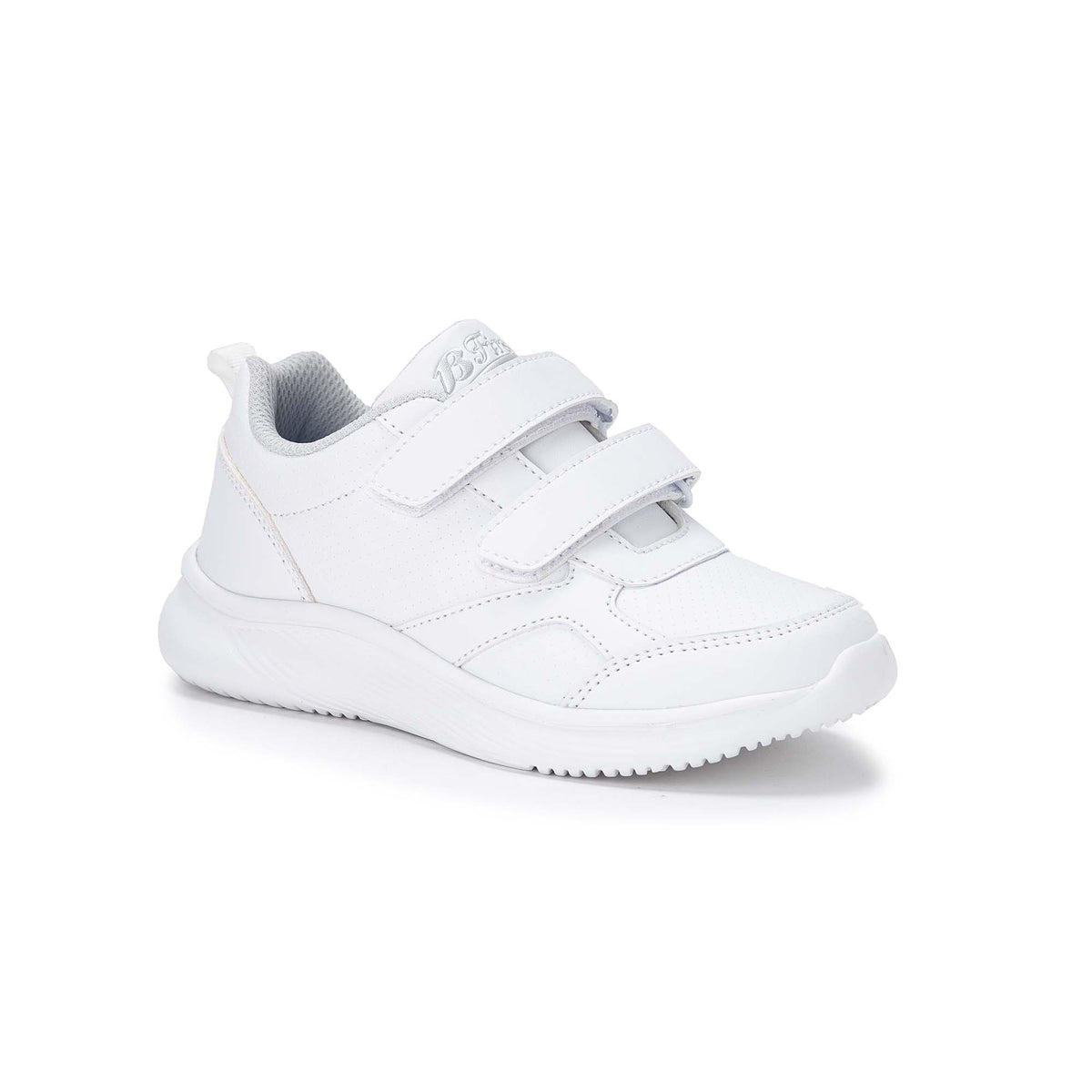 Kids white velcro shoes online